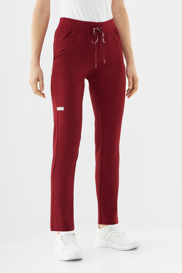 Dámská zdravotní kalhoty Uniformix Super Flex, 4030 Burgundy