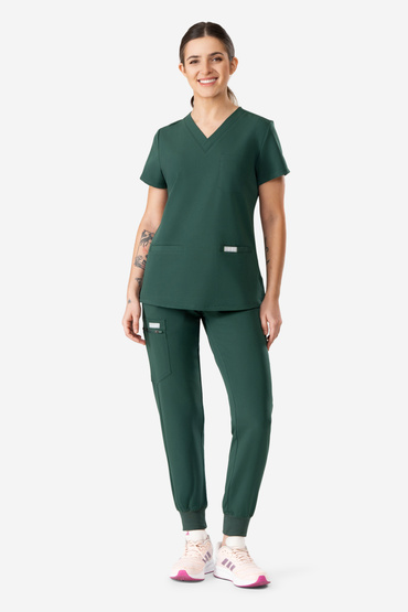 Medicínský set Uniformix RayOn, blůza 3000 + kalhoty 3020. Hunter Green