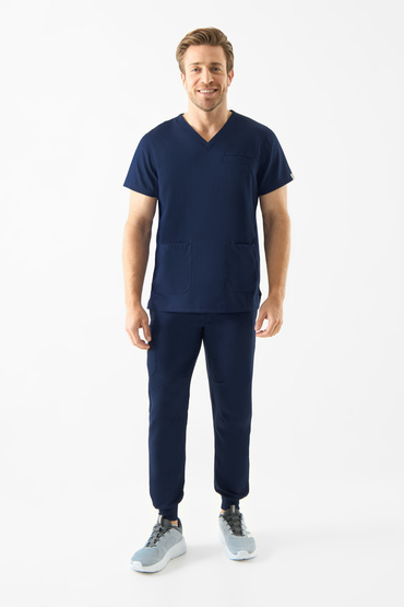 Lékařský set Med Couture RothWear - Blůza 7477 + Kalhoty 7777, NAVY.