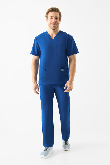 Lékařská sada Uniformix Super Flex, blůza 4050 + kalhoty 4080, Royal Blue