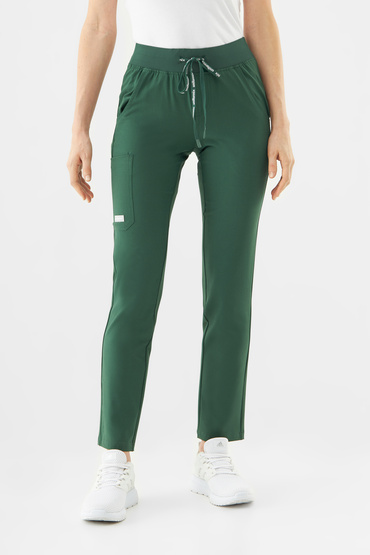 Dámská zdravotní kalhoty Uniformix Super Flex, 4030 Hunter Green
