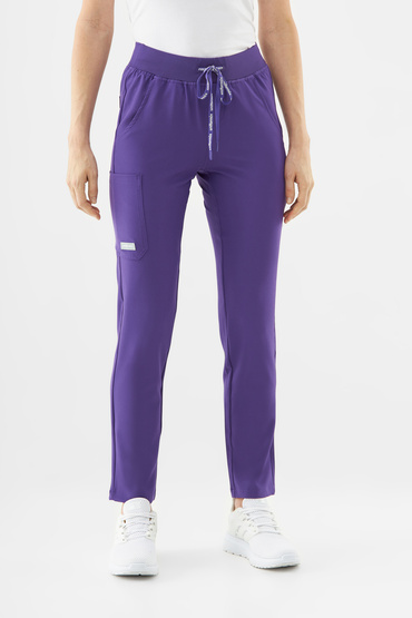 Dámská zdravotní kalhoty Uniformix Super Flex, 4030 Plum wine