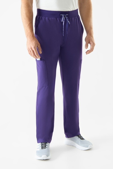 Pánské lékařské kalhoty Uniformix Super Flex, 4080-Plum wine